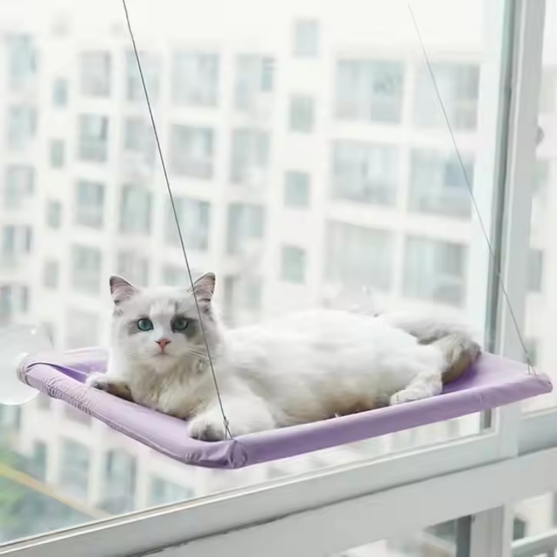 Cat Window Perch - سرير قطط معلق على النافذة مع