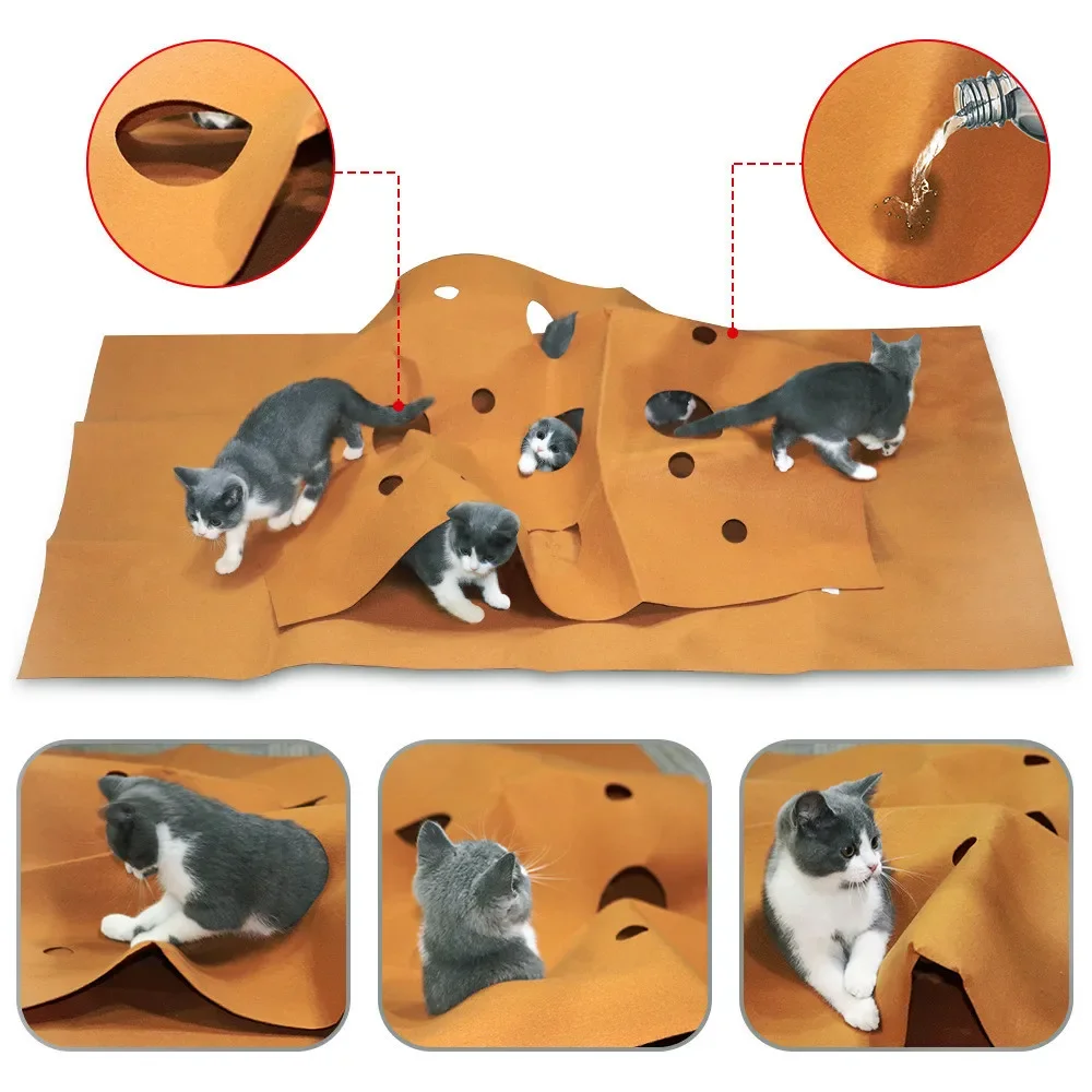 Cat Tunnel Toy - القط اللعب حصيرة ألعاب الحيوانات الأليفة
