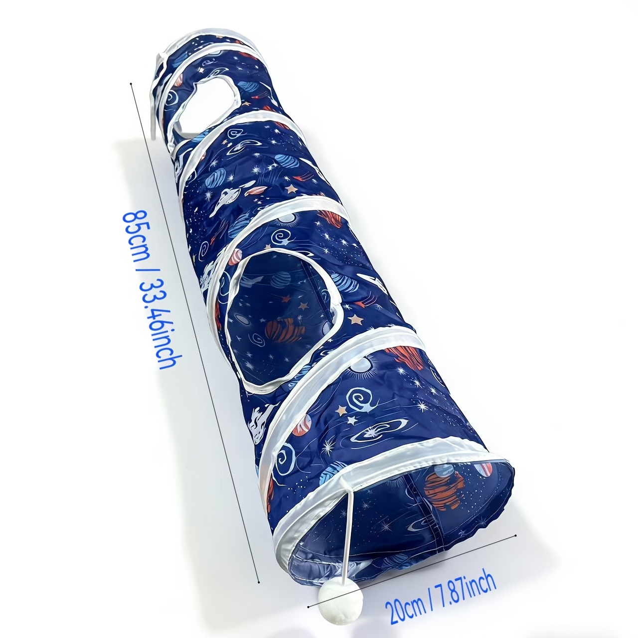 Cat Tunnel Toy - نفق قابل للطي ومحمول للحيوانات الأليفة،