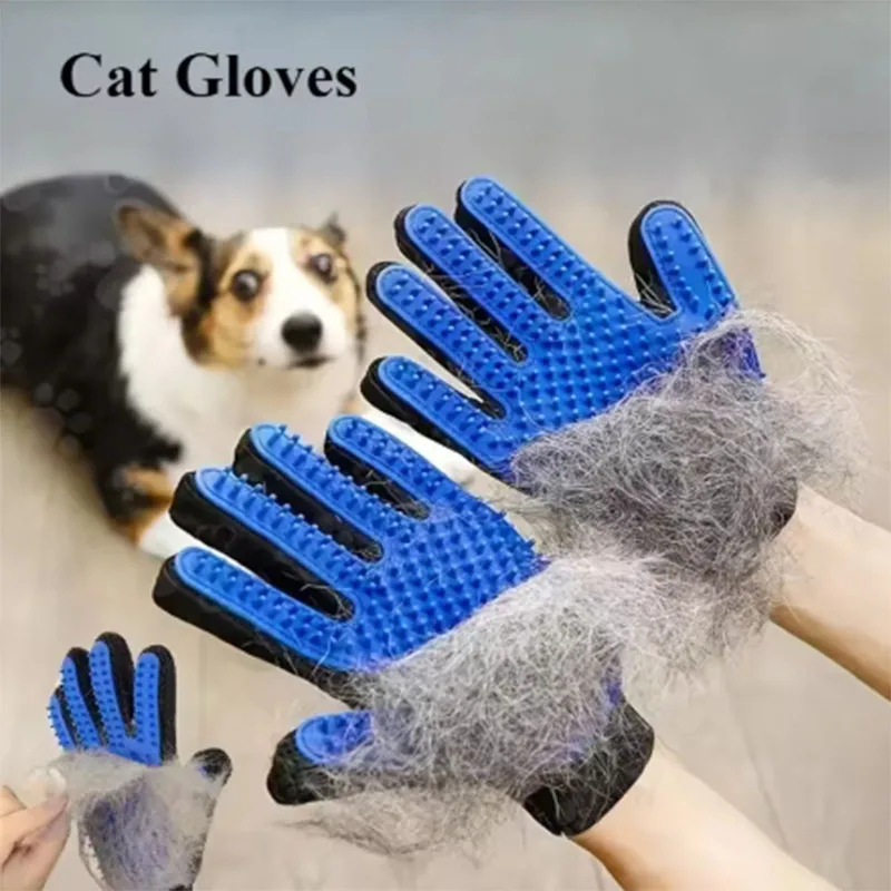 Pet Supplies Direct - قفاز تمشيط شعر الحيوانات الأليفة، قفاز