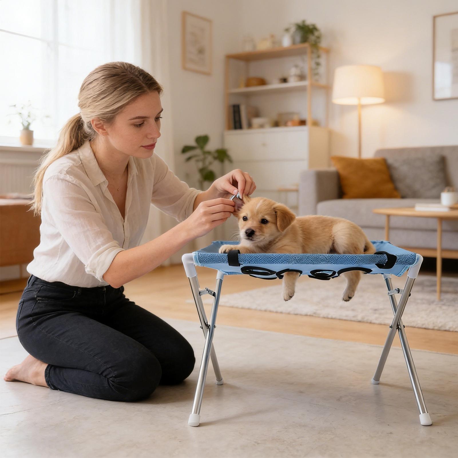 حامل أرجوحة قابل للطي لتنظيف ا - مراجعة Pet Supplies Direct وسعره