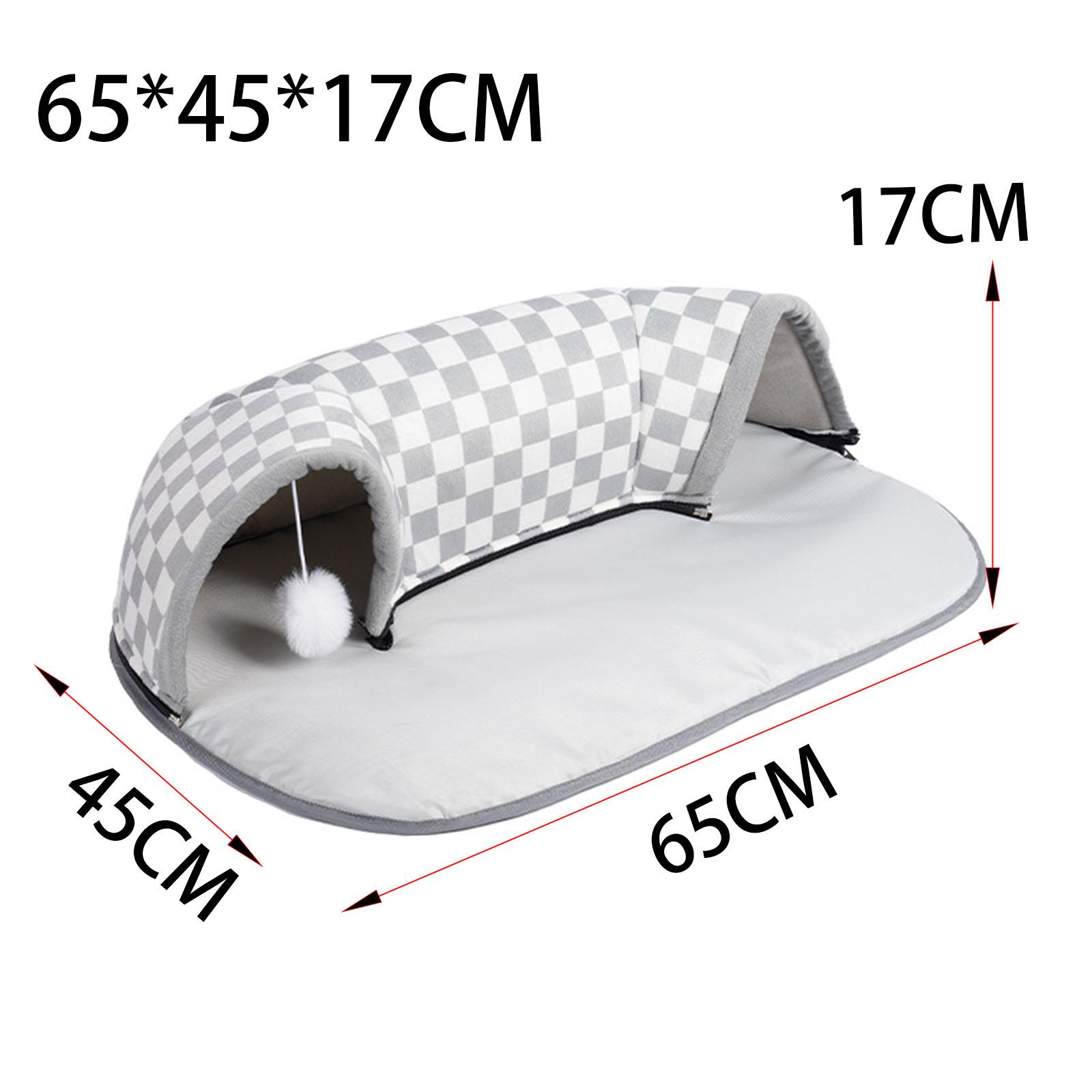 سرير نفق دافئ للقطط في الشتاء، - مراجعة Cat Tunnel Toy وسعره