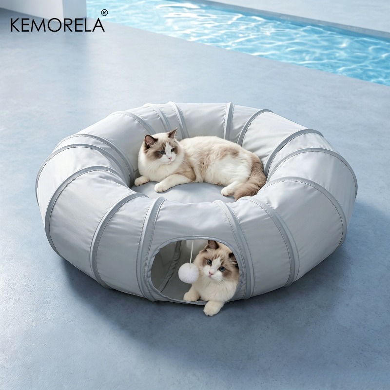 نفق تبريد صيفي للقطط من KEMORE - مراجعة Cat Tunnel Toy وسعره
