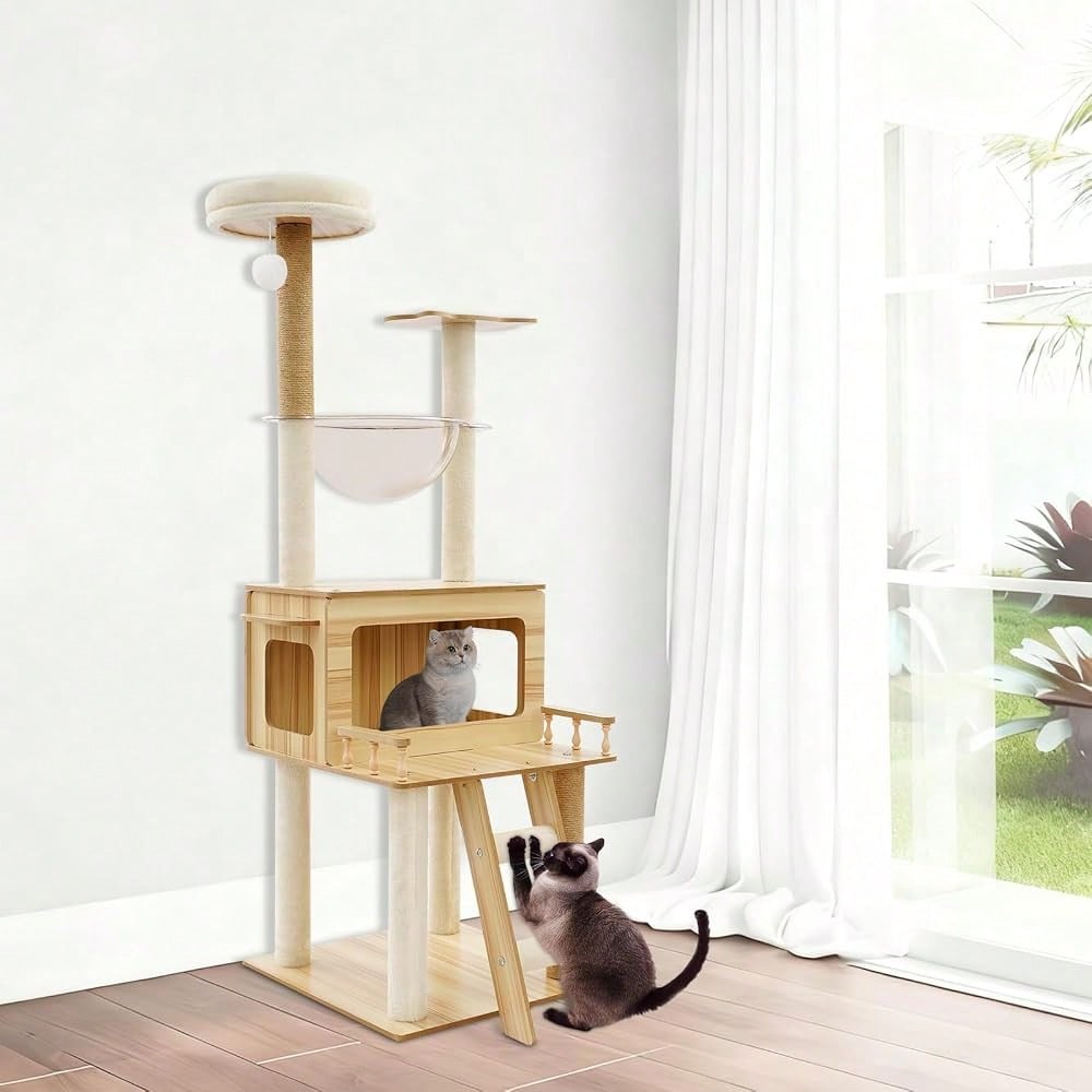برج قطط للقطط المنزلية، بارتفا - مراجعة Cat Scratching Post وسعره