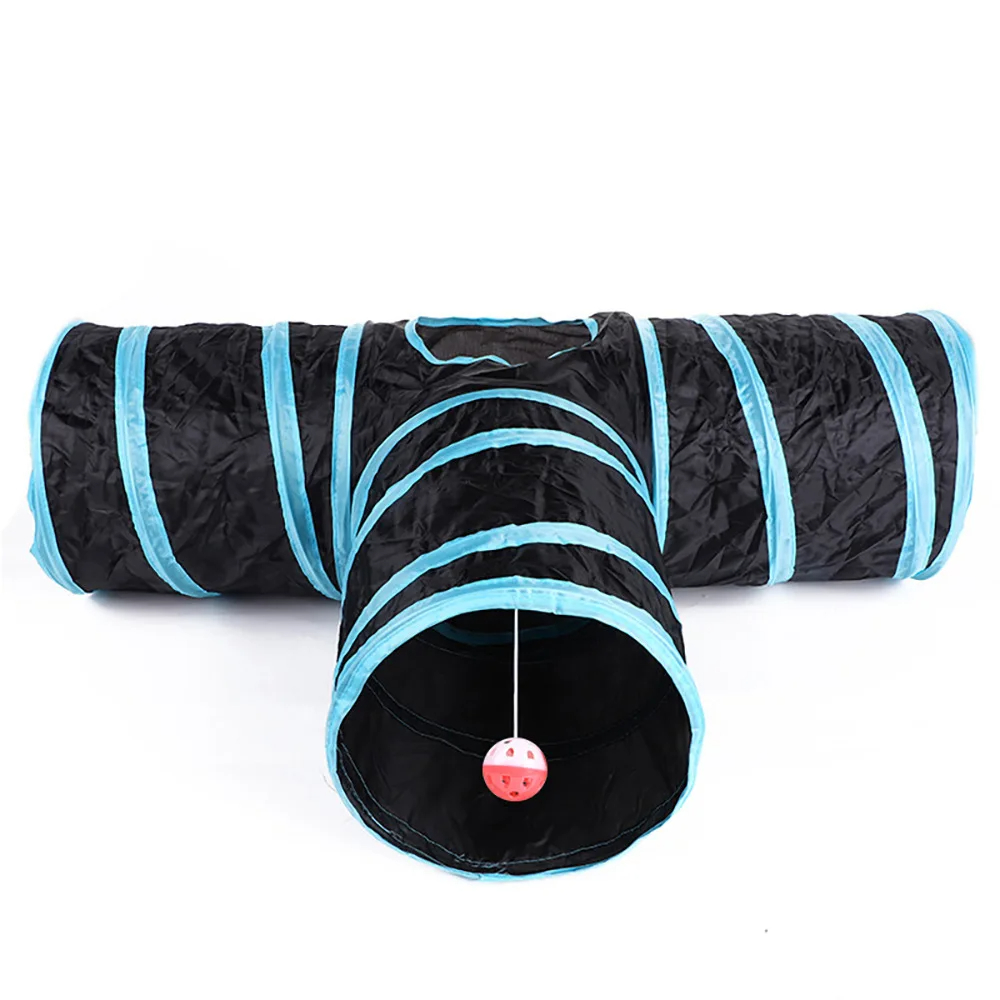 نفق قطط قابل للطي، مستلزمات لل - مراجعة Cat Tunnel Toy وسعره