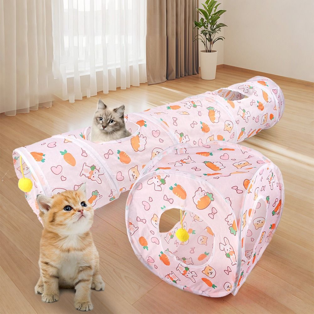 متعة البوليستر + أسلاك الفولاذ - مراجعة Cat Tunnel Toy وسعره