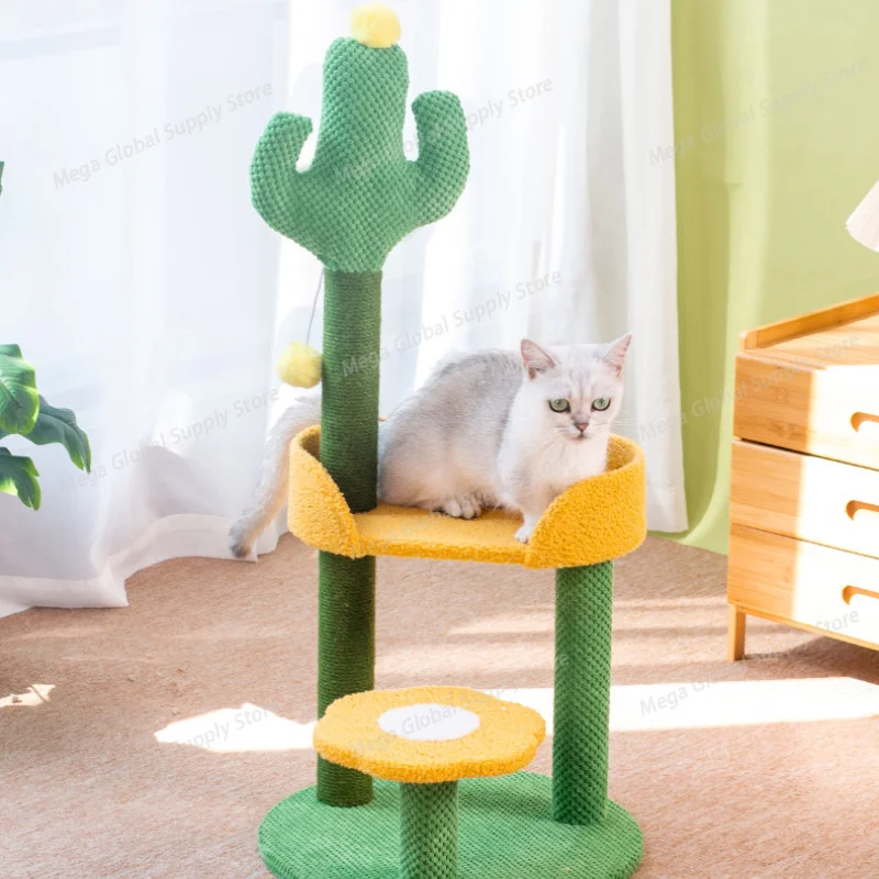 إطار تسلق للقطط من حبل السيزال - مراجعة Cat Scratching Post وسعره