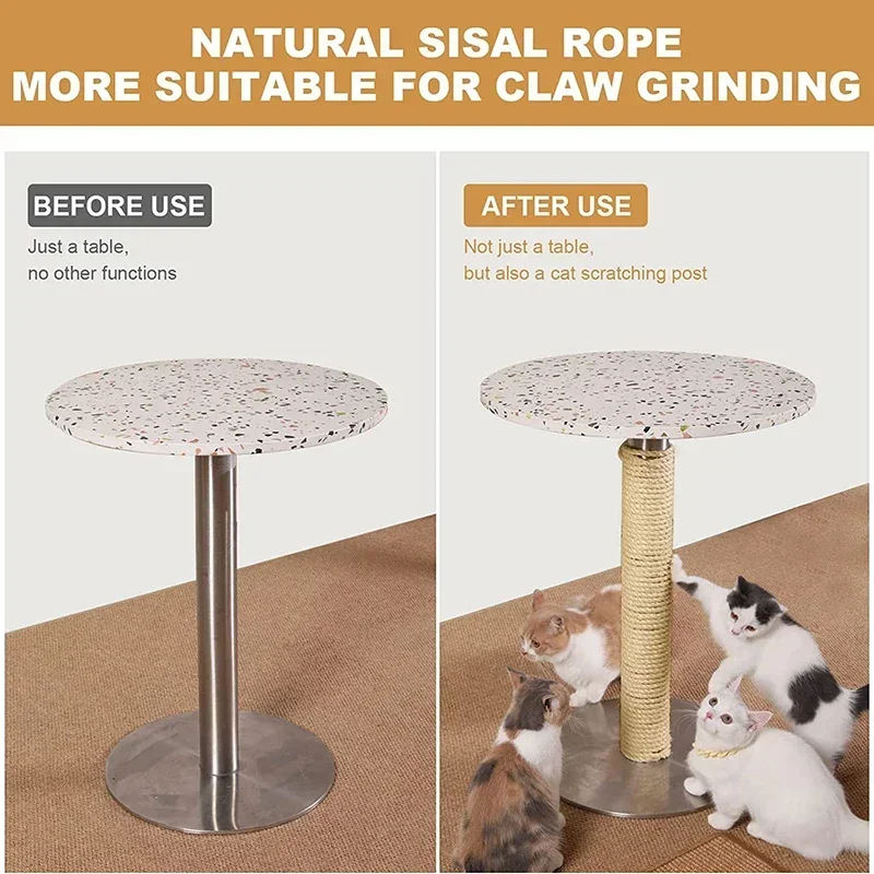 حبل السيزال الطبيعي لشجرة القط - مراجعة Cat Scratching Post وسعره