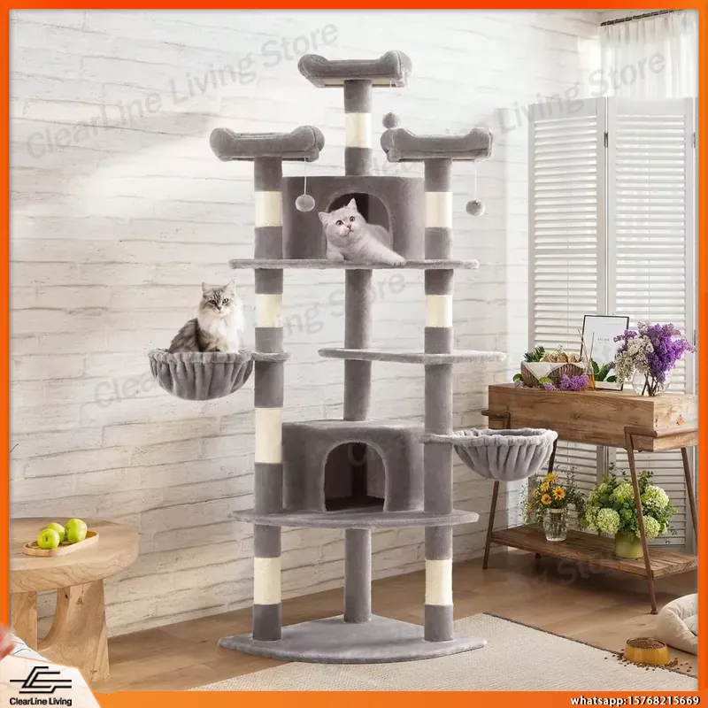 برج قطط زاوي على شكل مروحة بار - مراجعة Cat Scratching Post وسعره