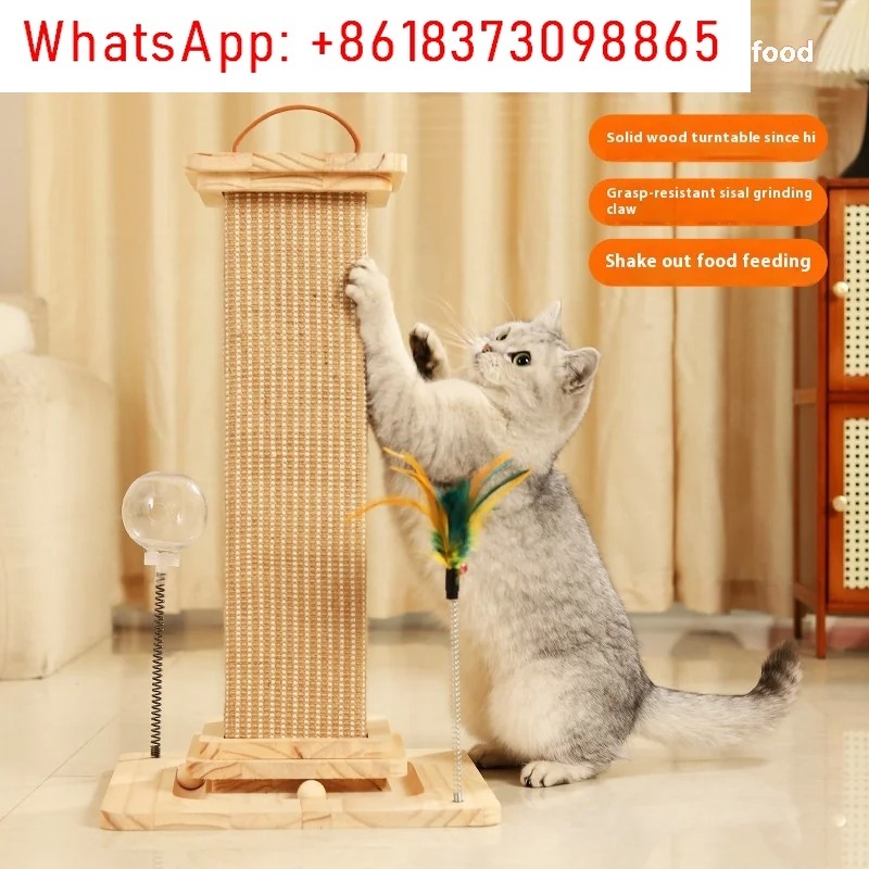 عمود تسلق للقطط على شكل عمود ر - مراجعة Cat Scratching Post وسعره