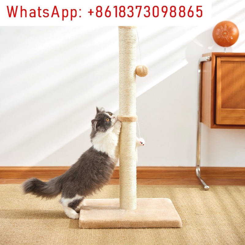 عمود تسلق للقطط على شكل عمود ر - مراجعة Cat Scratching Post وسعره