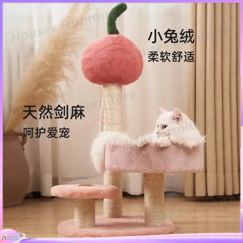 برج تسلق كبير للقطط مع أعمدة خ - مراجعة Cat Scratching Post وسعره