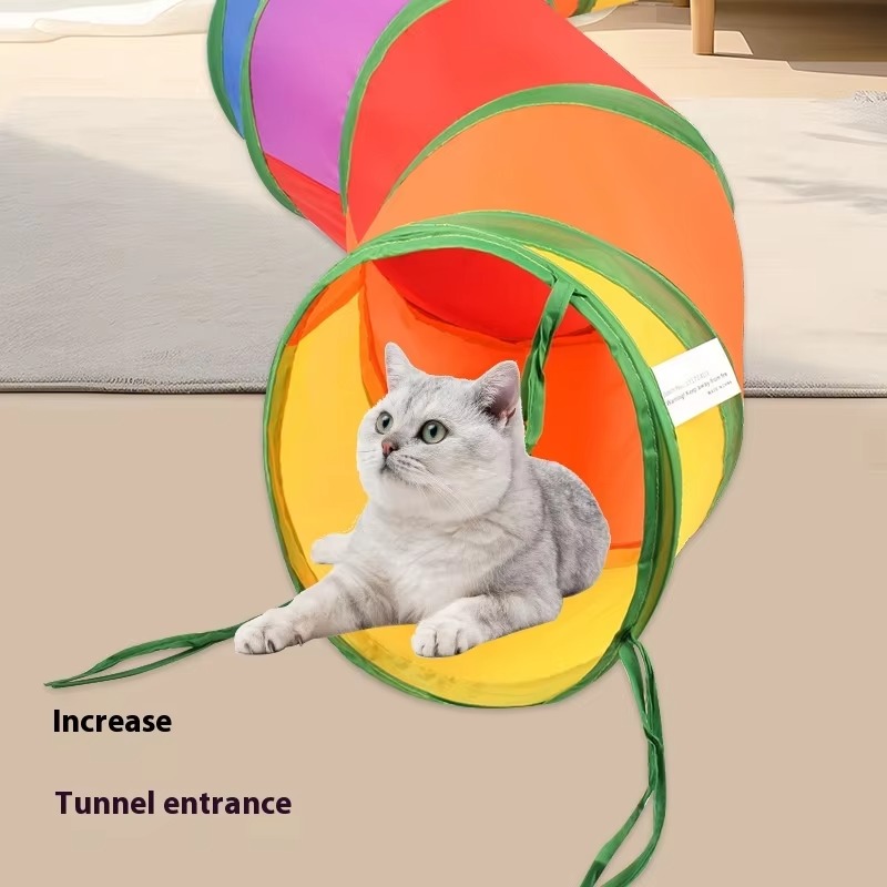 10 قطعة لعبة القطط العالمية ال - مراجعة Cat Tunnel Toy وسعره