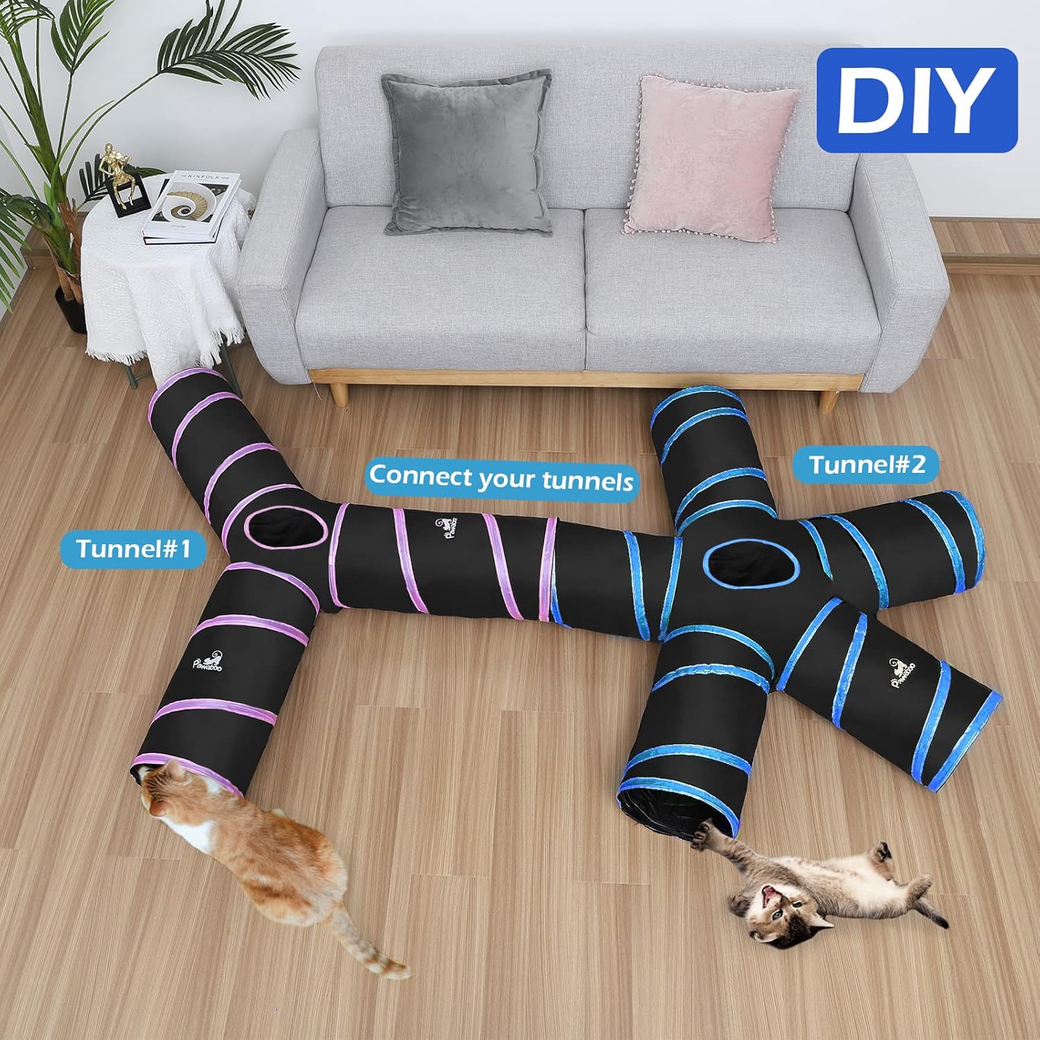 Pawaboo ألعاب القطط أنبوب نفق  - مراجعة Cat Tunnel Toy وسعره