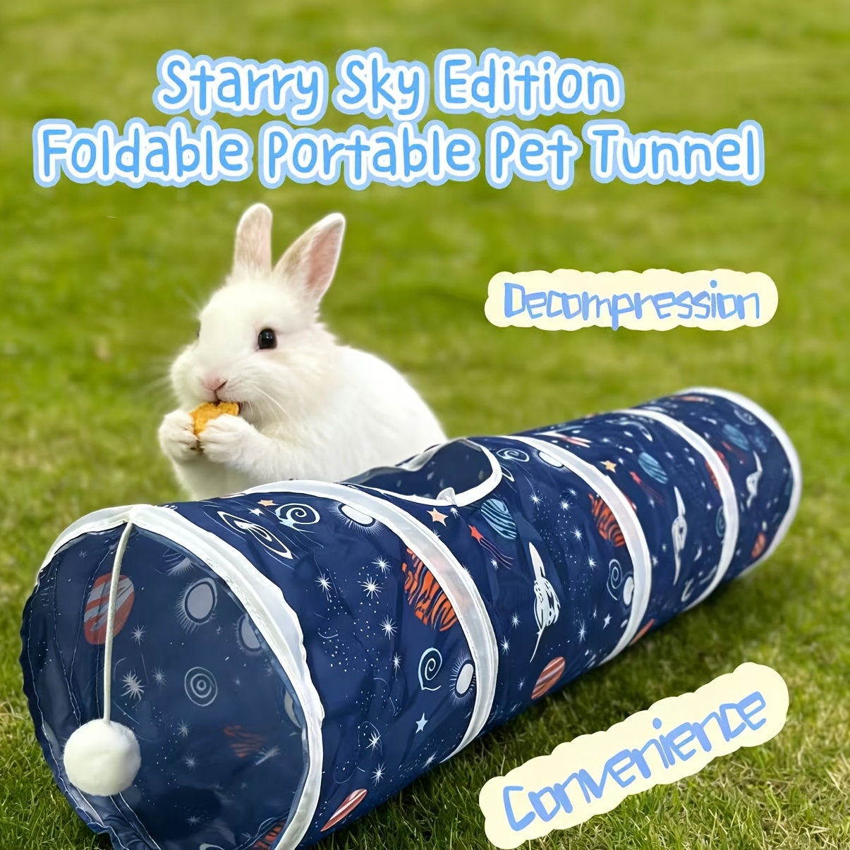 نفق قابل للطي ومحمول للحيوانات - مراجعة Cat Tunnel Toy وسعره
