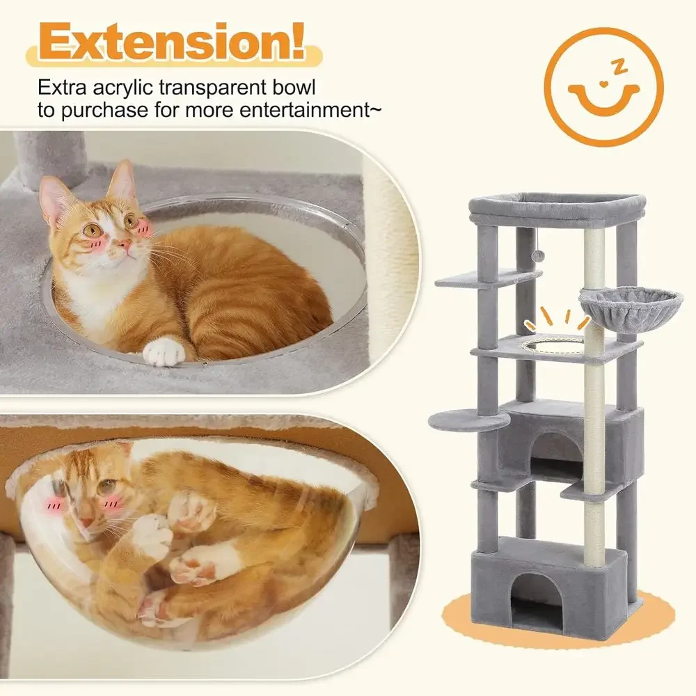 برج قطط متين وطويل 68 بوصة للق - مراجعة Cat Scratching Post وسعره
