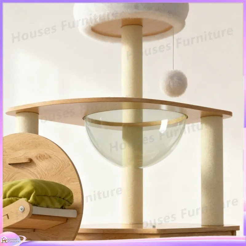 شجرة قطط كبيرة مع أعمدة خدش وم - مراجعة Cat Scratching Post وسعره