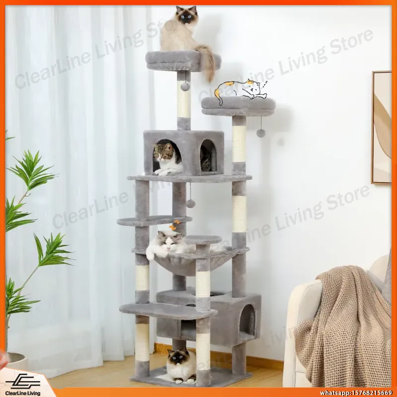 برج تسلق كبير للقطط الداخلية م - مراجعة Cat Scratching Post وسعره